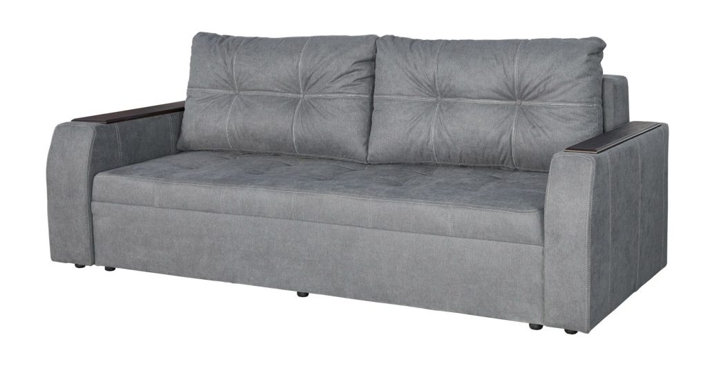диван Діна Rosto сірий єврокнига з пружинним блоком pocket spring 160x200