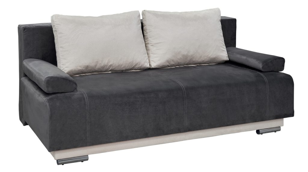 диван Веста Люкс Emiliya сірий білий pocket spring компактний диван спальне місце 160x190